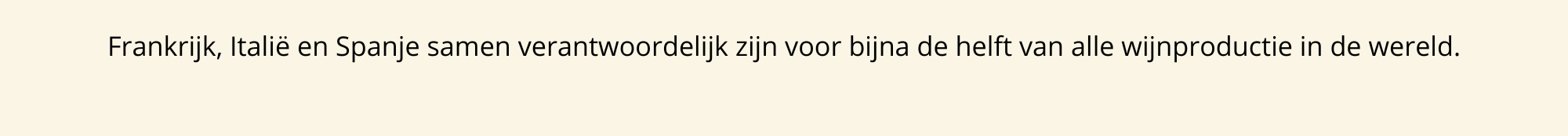 Elk jaar wordt er wereldwijd ongeveer 24 miljard liter wijn gedronken, genoeg om elke volwassene op aarde bijna 5 liter per jaar te geven! (7)